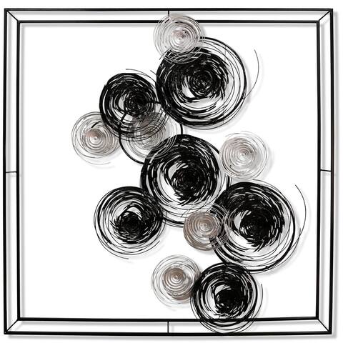 Modern Cyclone - Large Metal Wall Art - Multi-Color Finish