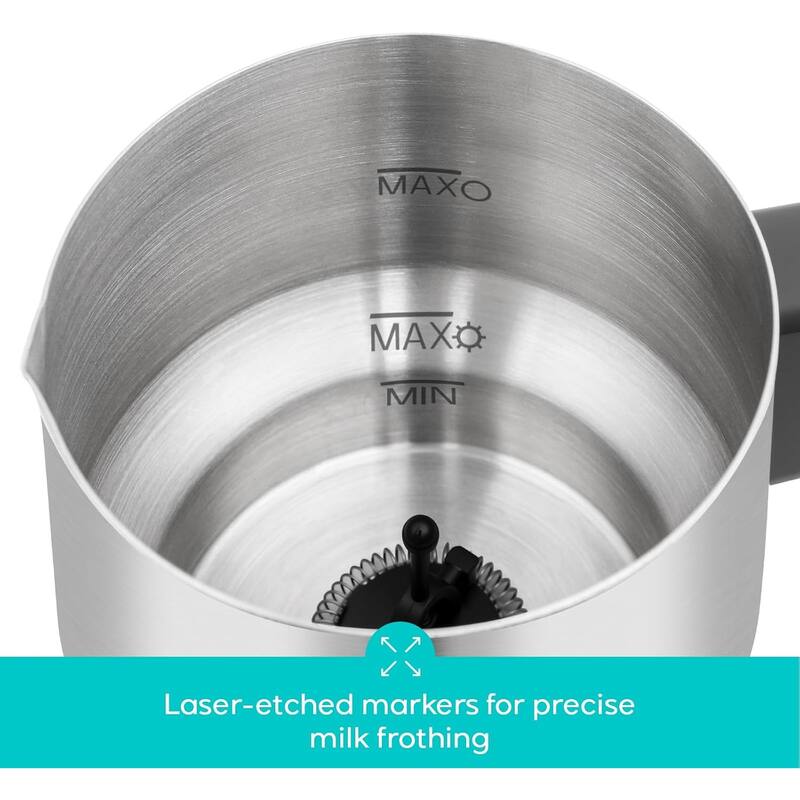 CASABREWS ARTIST Electric Milk Frother 4-in-1 for Hot & Cold - N/A