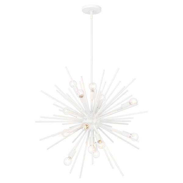 slide 2 of 2, Minka Lavery Bessel 15 Light Pendant Sand White
