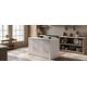 preview thumbnail 27 of 40, Kitchen Island with Storage Cabinet, White Kitchen Island Table with Drawers & Shelves Pantry