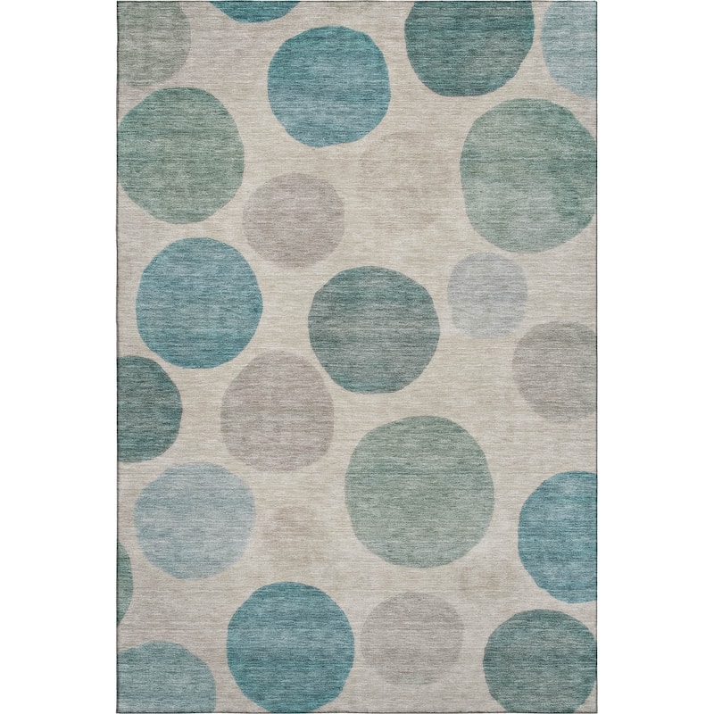 Premium Washable Super Soft Modern Bubbles Mayfield Rug