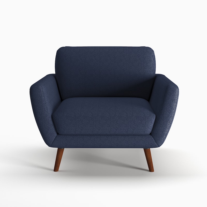 Artdeco Home - Carson Carrington Maglo Upholstered Loveseat - Navy Blue