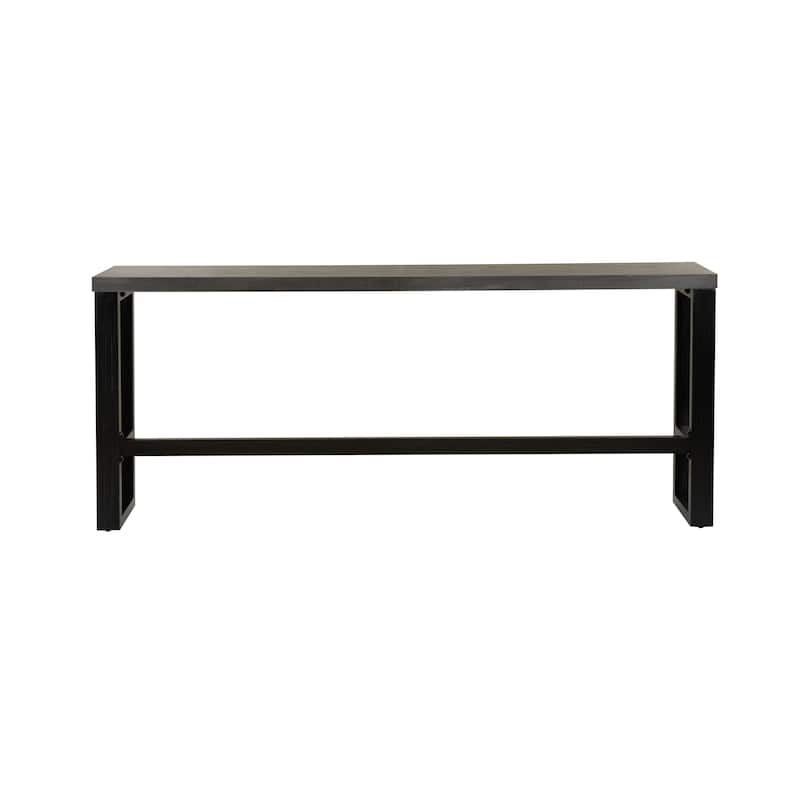 Caverly Grey Wooden Sofa Bar Table