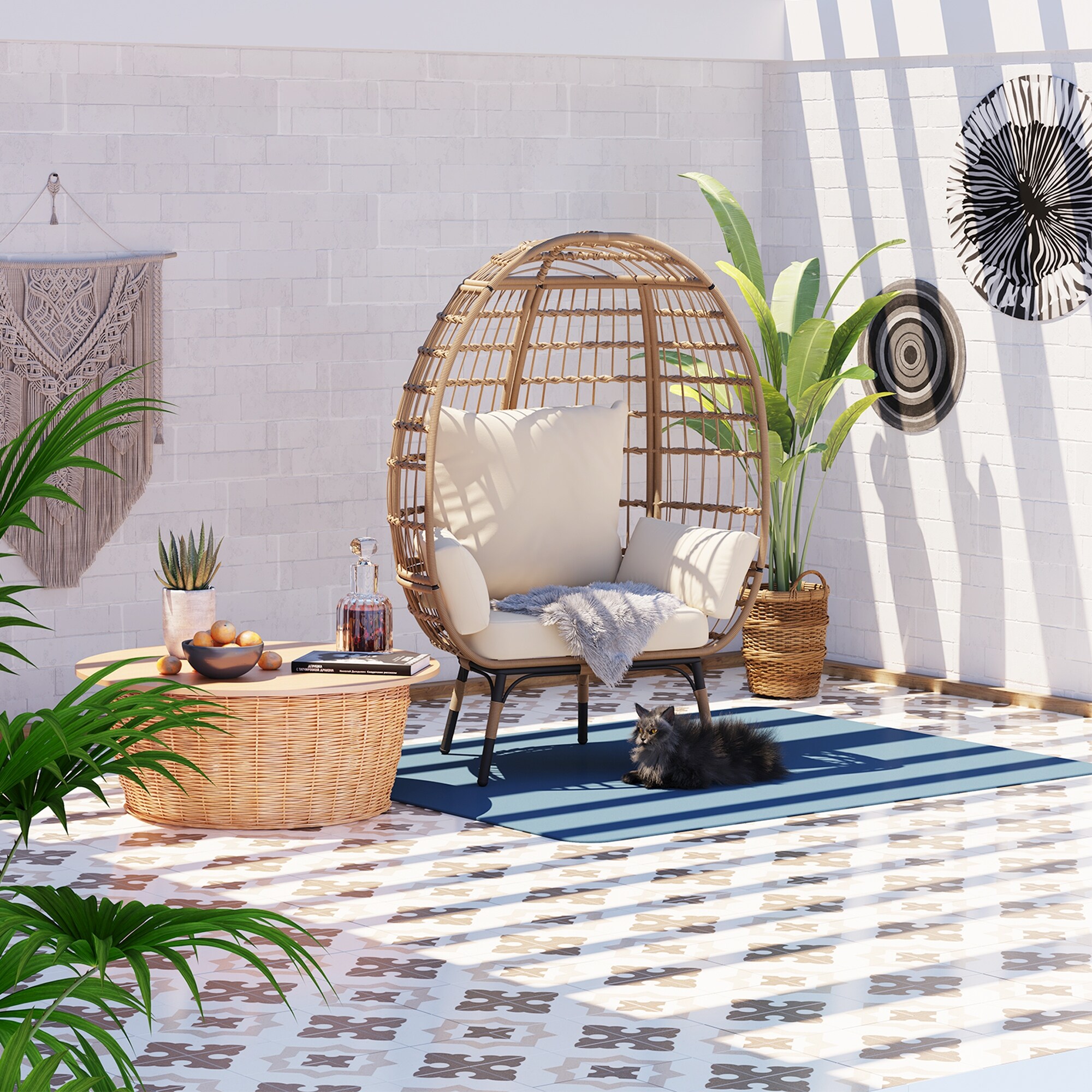 Large chair cushions indoor top