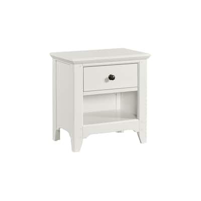 Tahoe Seashell 1-drawer Nightstand