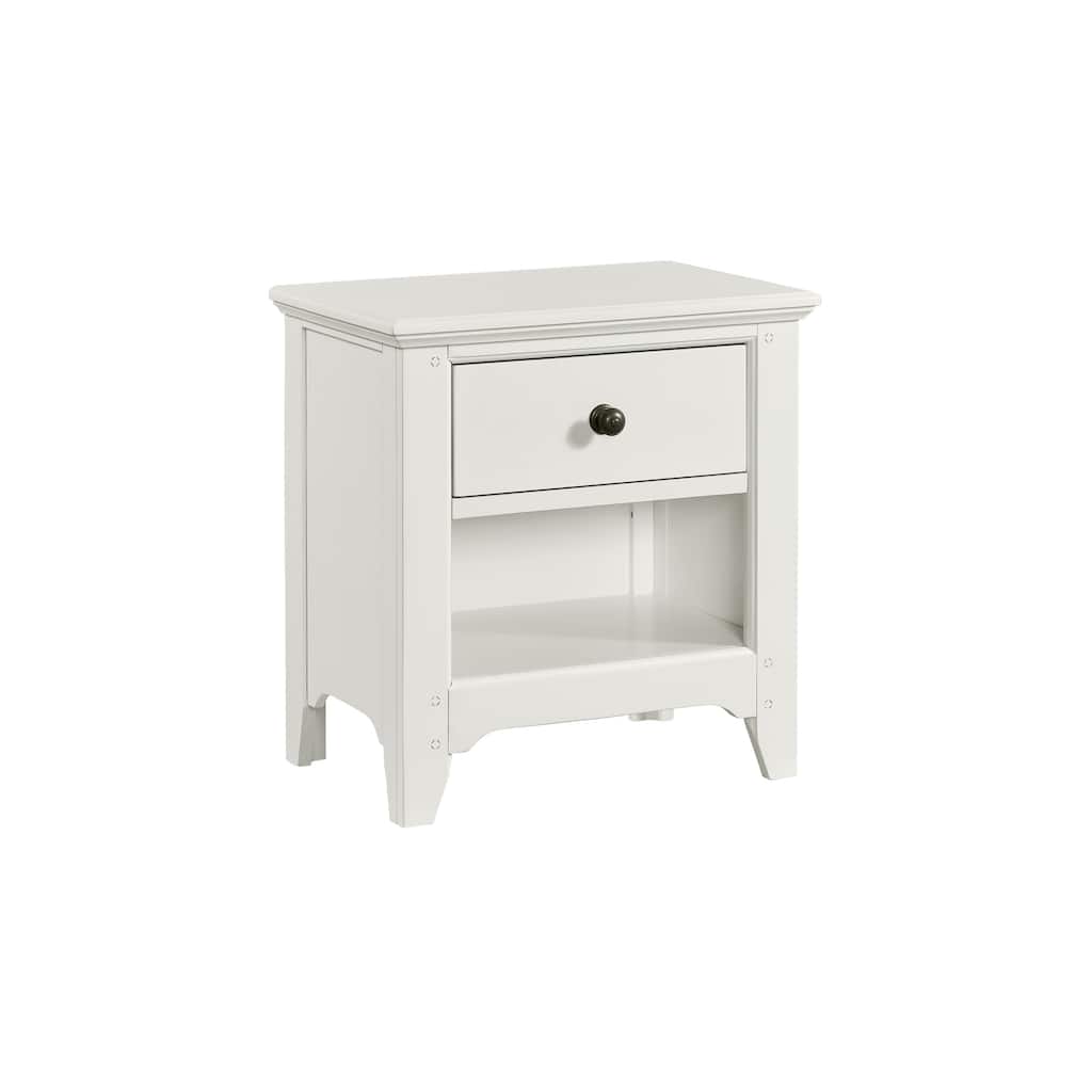 Tahoe Seashell 1-drawer Nightstand