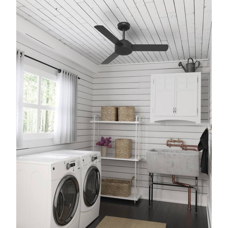 Hunter 52" and 44" Presto Ceiling Fan w/ Wall Control - Contemporary, Industrial, Scandinavian