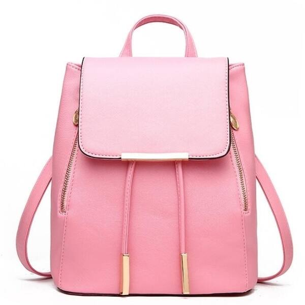Shop Fashion Shoulder Bag Rucksack Pu Leather Women Girls Ladies Backpack Travel Bag On Sale Overstock 31911981