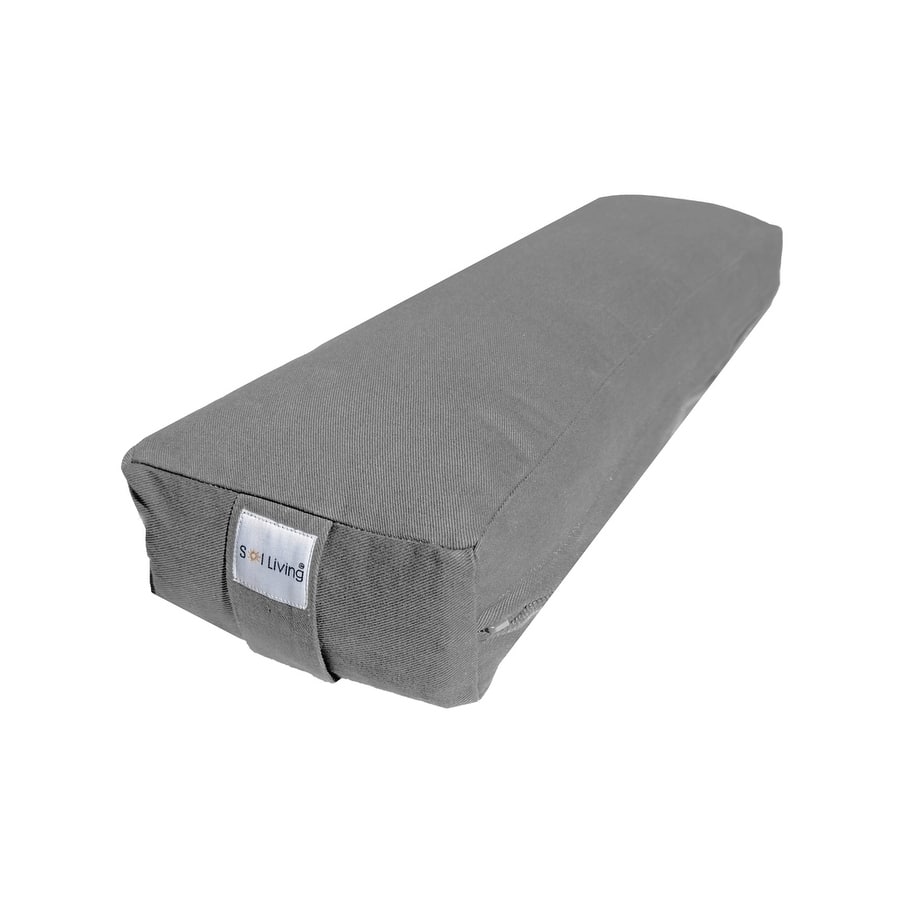 Sol Living Rectangular Yoga Bolster Meditation Cushion - Cotton - 26" x 8" x 5"
