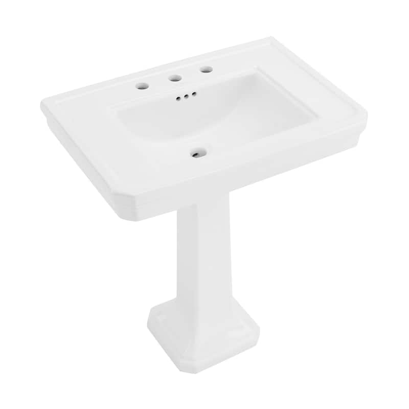 Lausanne Two-Piece Pedestal Sink - 66.73" x 30.71" 42.13"