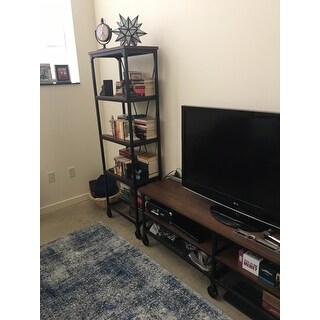 Nelson Industrial Modern Rustic 26-inch Bookcase by iNSPIRE Q Classic