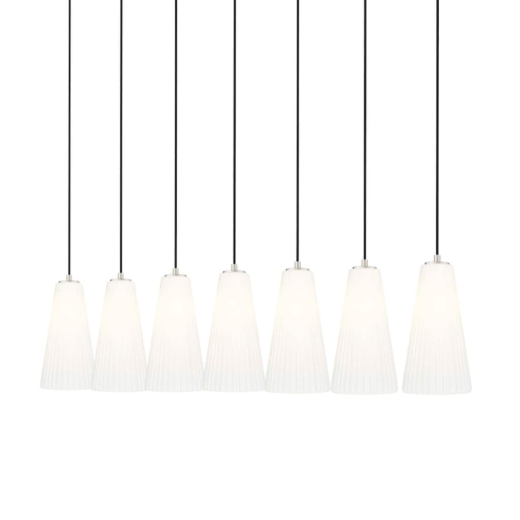 Z-Lite 3043P7-7L Farrell 7 Light 54" Wide Linear Chandelier
