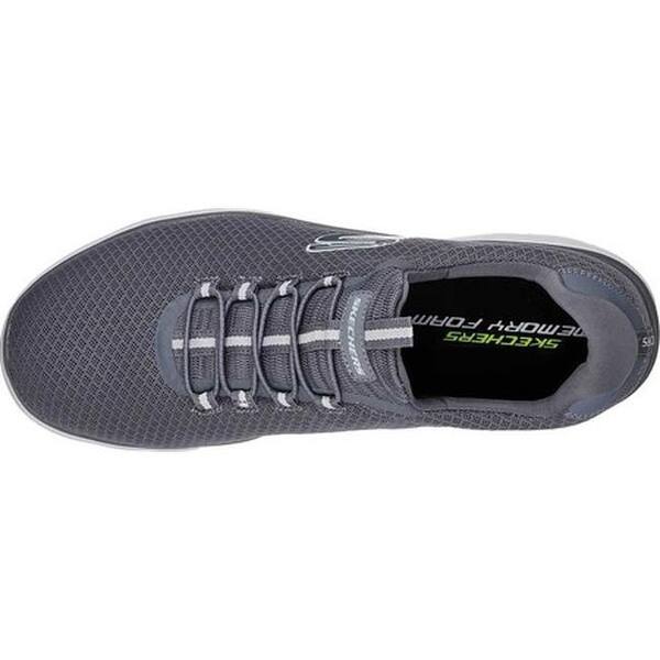 skechers summits mens slip on sneakers