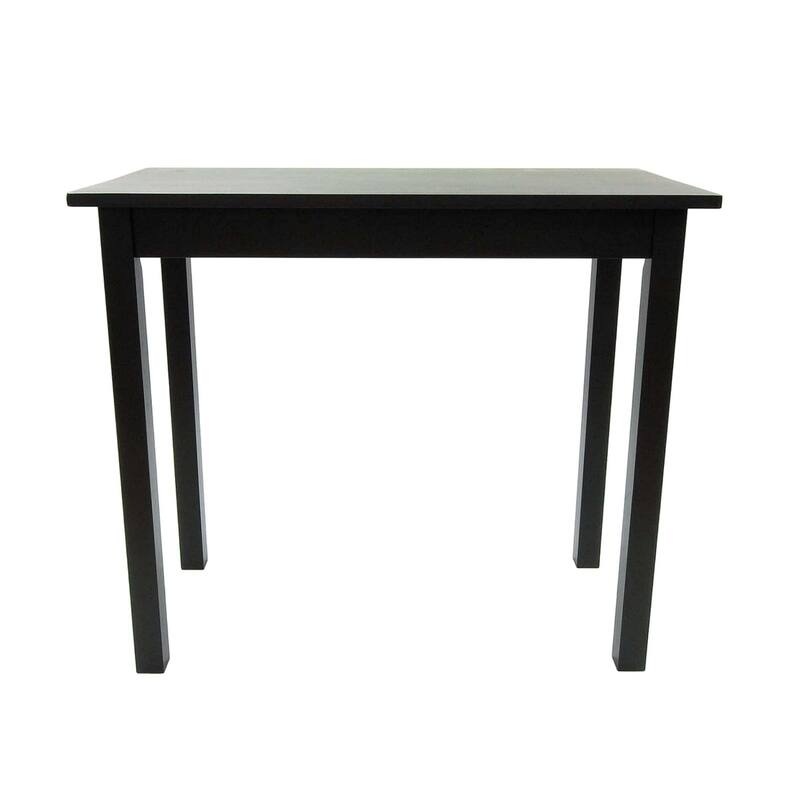 Rectangular Pub Bar Table - 42" - Antique Black