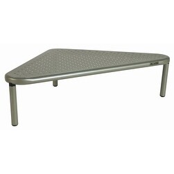 Allsop ALS29191g Allsop Monitor Corner Stand Metal Art - Silver (29191)