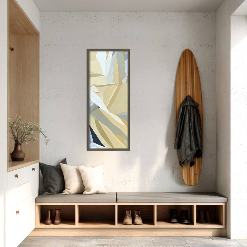 Amanti Art Framed Fabric Pinboard Phase 1 by Erika Gehringer Printed Bulletin Board - Board Size 16 x 40