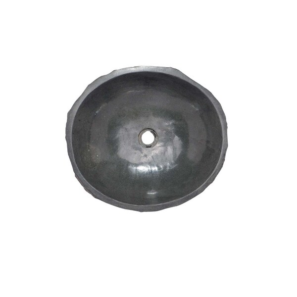 KRAKATAO Uniques Natural Basalt Stone Vessel Bathroom Sink - Bed