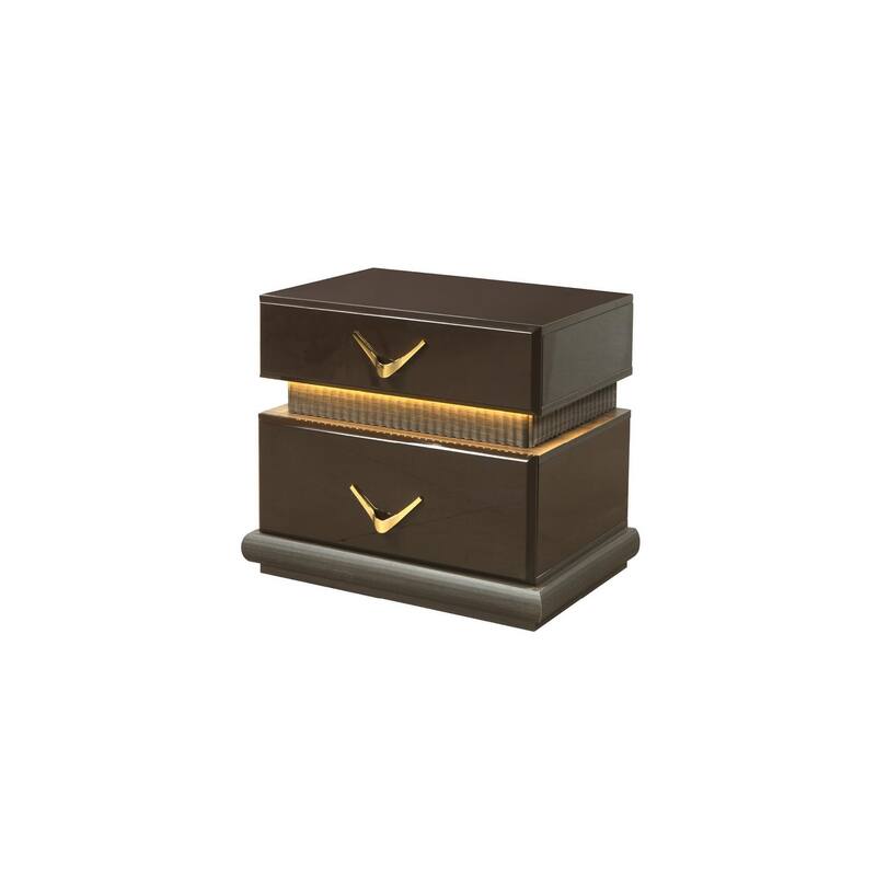 Modern Style 2-Drawer Night stand Made with Wood