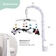 preview thumbnail 4 of 4, The Peanutshell Montessori Neutral Musical Crib Mobile for Baby Boys and Girls, Black and White - Multi