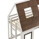preview thumbnail 12 of 23, House Bunk Bed with Window Roof Shape Design with Climbing Ramp