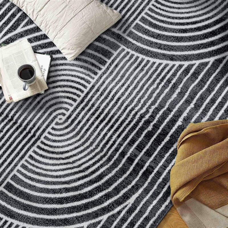 Contemporary Arch Knot Design Area Rug