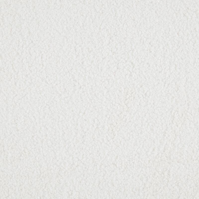 June 30" Boucle Fabric Accent Chair - Attached Cushions