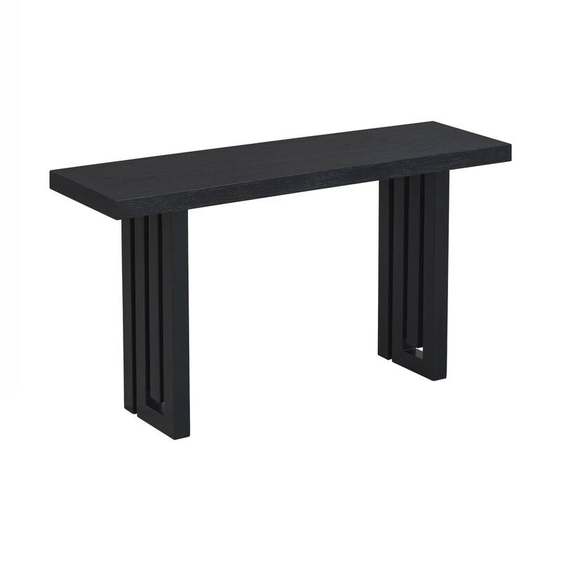 Console Table with Distinctive Side Shapes, Suitable for Entryway, Hallway, Living Room, Foyer, Corridor