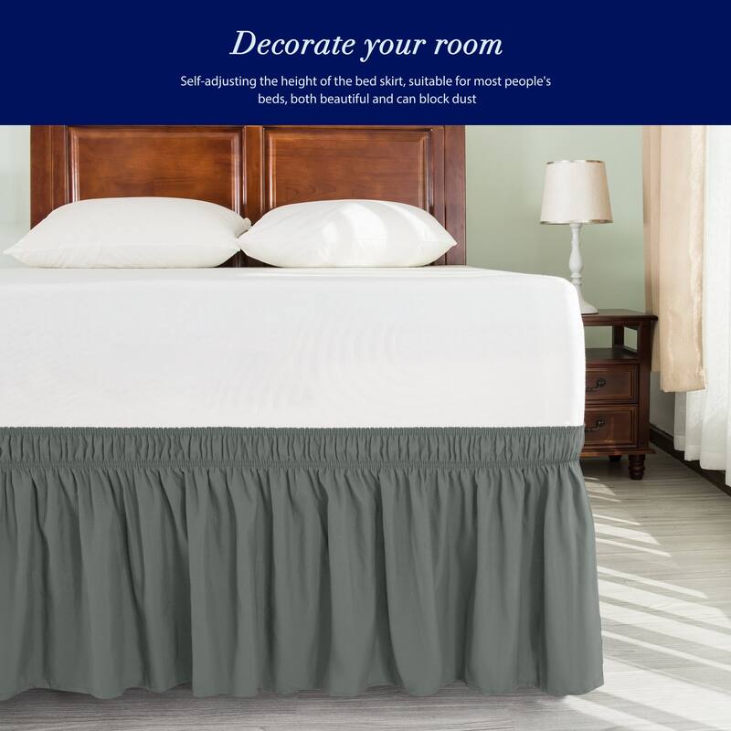 Subrtex Easy Fit 16-inch Drop Bed Skirts