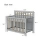 preview thumbnail 18 of 16, Solid Wood Certified Baby Safe Crib，Non-Toxic Finish