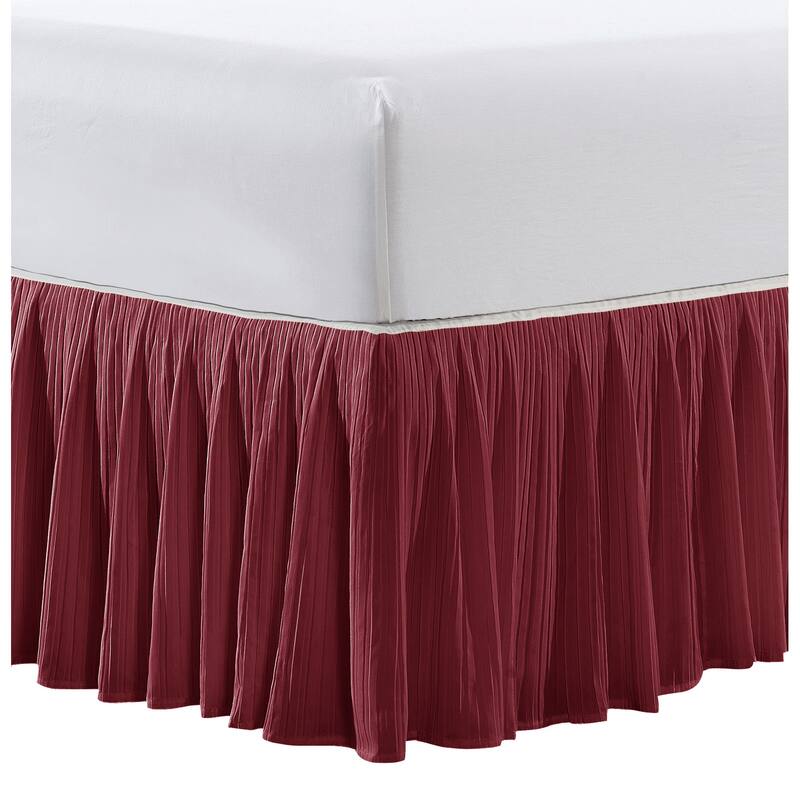 Serenta 18 Inch Drop Diamond Square Matching Bed Skirt