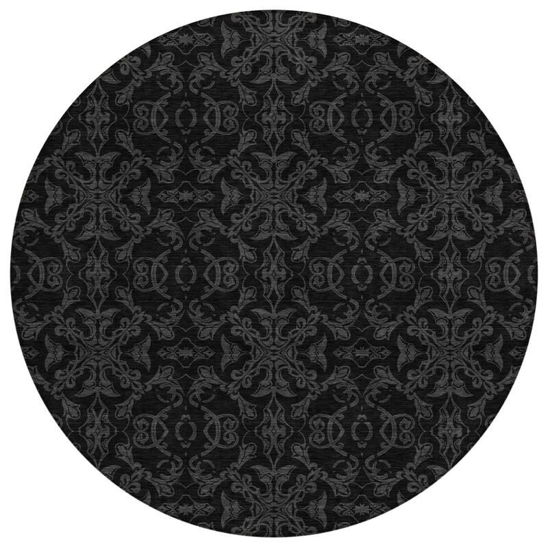 Machine Washable Indoor/ Outdoor Chantille Traditional Medallions Rug