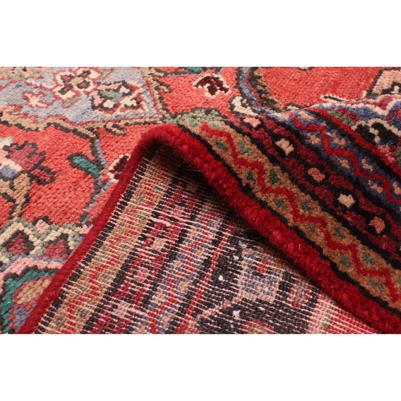 ECARPETGALLERY Hand-knotted Andelz Red Wool Rug - 3'6 x 10'0