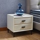 Modern Nightstand with 2 Drawers Night Stand - Bed Bath & Beyond - 39172268