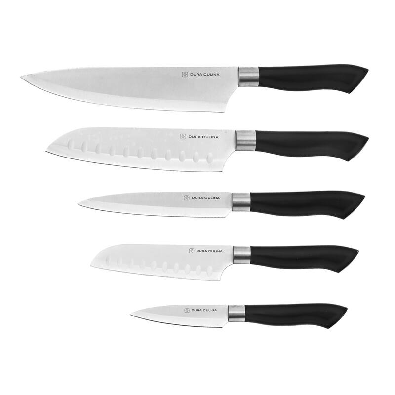 Dura Living High Carbon Kitchen Knife Sets - 10 Piece Knife Set