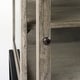 preview thumbnail 9 of 22, Arelius Light Brown Solid Wood w/ Black Metal Frame End/Side Table