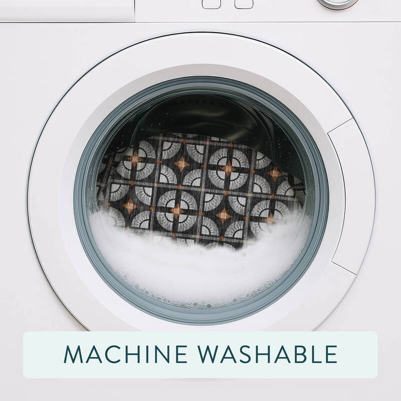 Machine Washable Indoor/ Outdoor Modern Roeland Chantille Rug