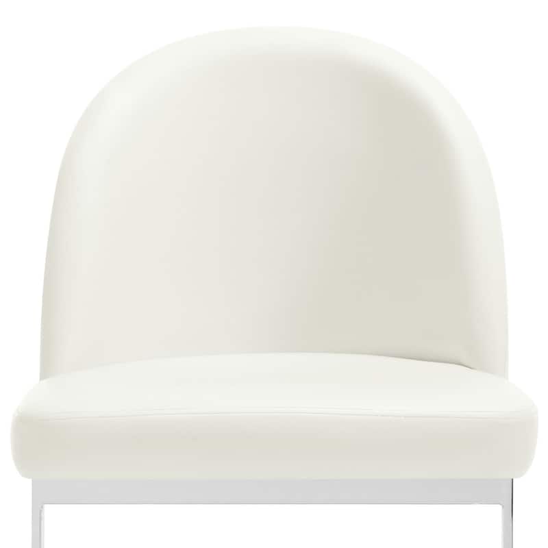 26" Upholstered Counter Stool/ Bar Stools with Metal Legs - 38.8"H x 17.9"W x 20.9"D