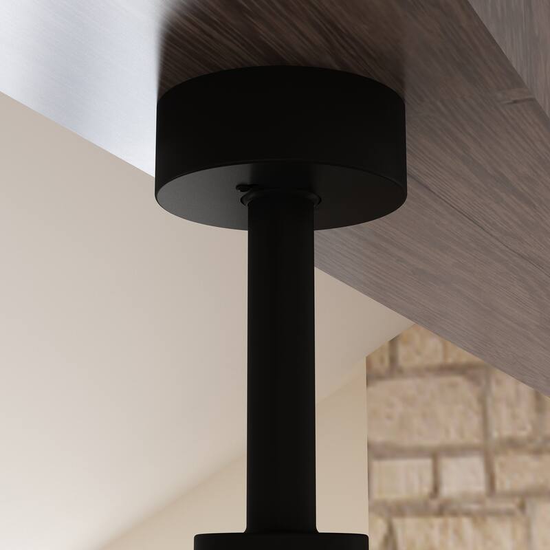 72-Inch Ceiling Fan with Dual-Tone Blades and 3-Color LED Light
