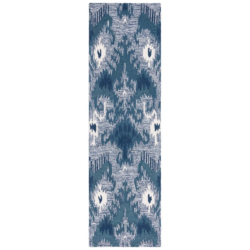 SAFAVIEH Handmade Ikat Engeltje Bohemian Wool Rug