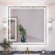 preview thumbnail 41 of 52, LED Bathroom Vanity Mirror Wall Mounted with Double Light Strip, 3-Color Dimmable, Anti-Fog, HD Tempered Glass, UL-Listed, ETL