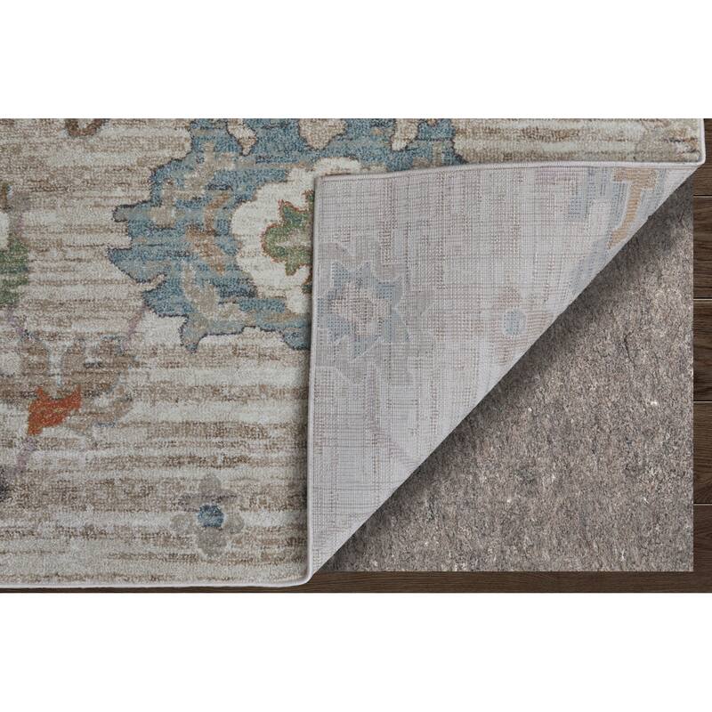 HomeRoots Abstract Bohemian Rectangle Area Rug