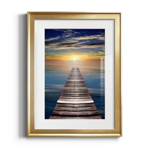 Caribbean Dusk Premium Framed Print - Ready to Hang