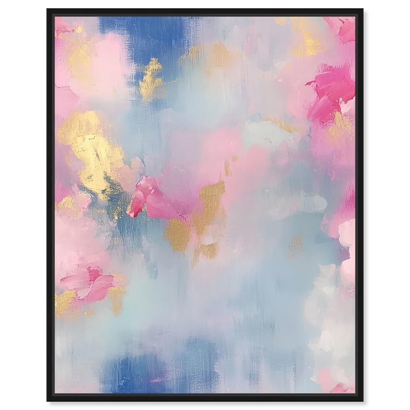 Whispering Rose Canvas by Art Remedy - 16" x 20" - Black