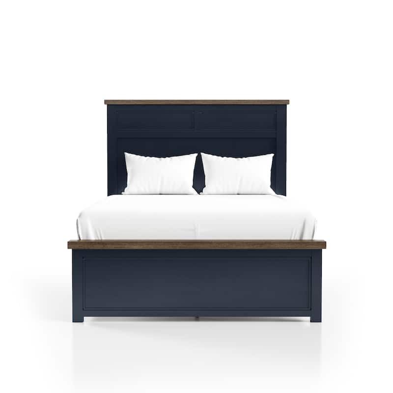 Furniture of America Althea Modern Farmhouse 5-Piece Wood Kids Panel Bedroom Set