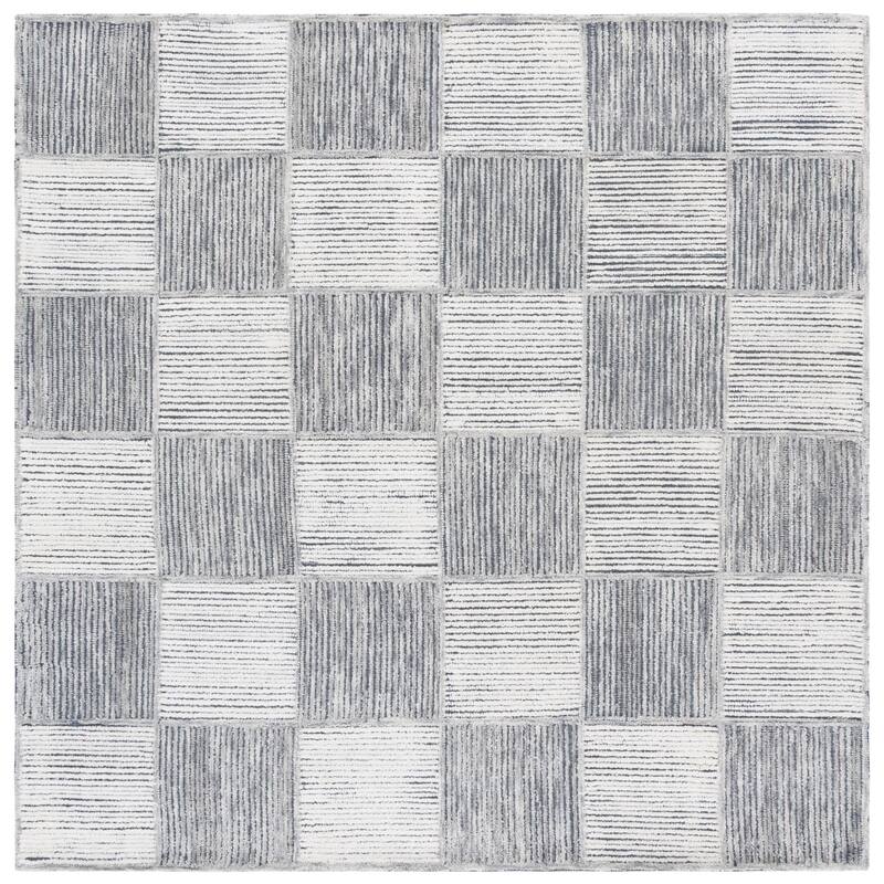 SAFAVIEH Handmade Ebony Ladda Wool Rug