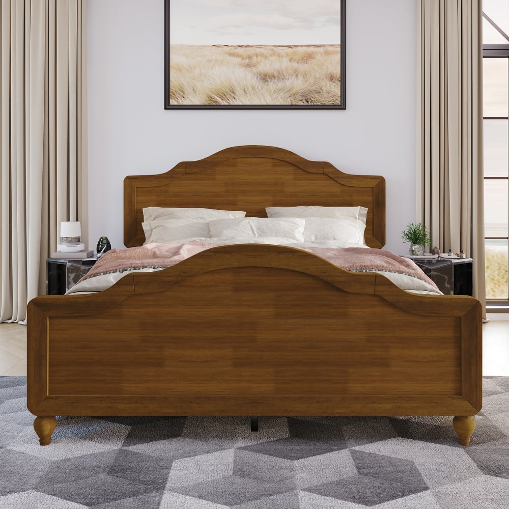 Clayfell Hinton Wood Panel Bed