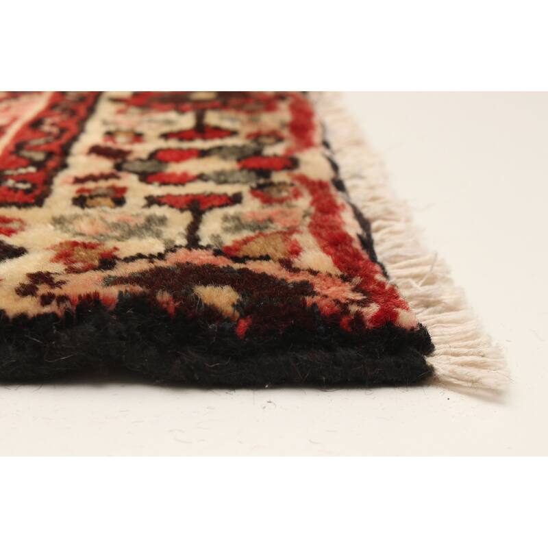 ECARPETGALLERY Hand-knotted Andelz Black Wool Rug - 3'1 x 9'4