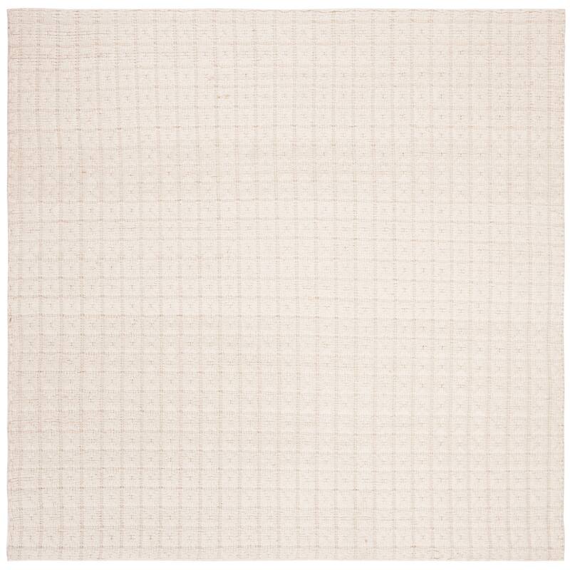 SAFAVIEH Handmade Natura Pavla Wool Rug - 6' Square - Ivory
