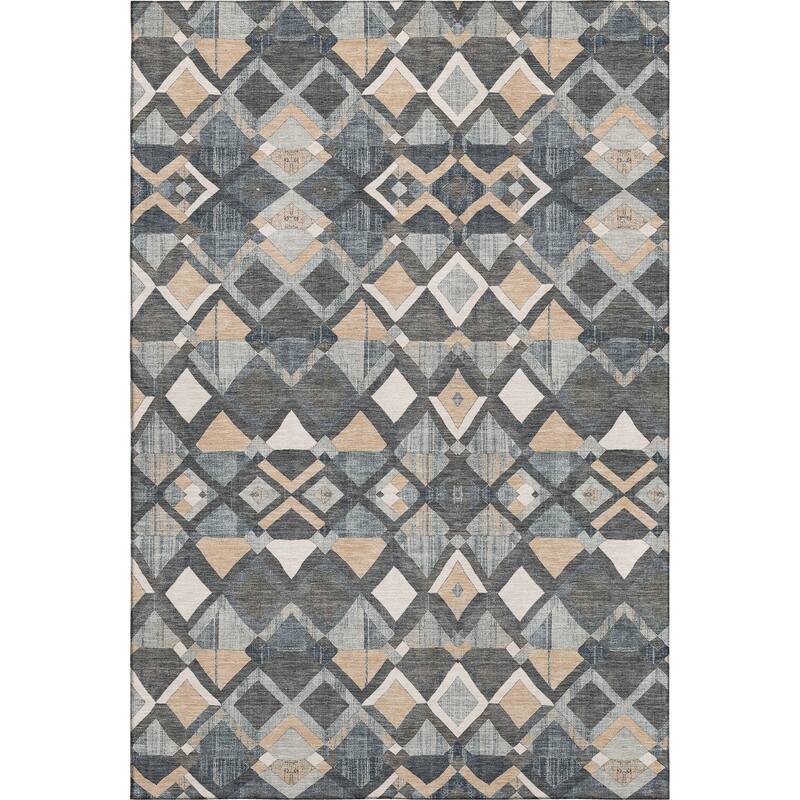Premium Washable Super Soft Boho Geo Mayfield Rug
