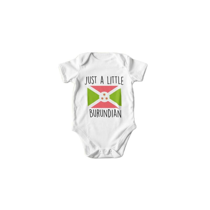 Burundi - Baby Boy Girl Clothes Infant Bodysuit Funny Cute Newborn - White - Newborn
